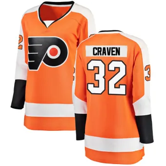 Women's Murray Craven Philadelphia Flyers Home Jersey - Orange Breakaway