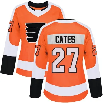 Women's Noah Cates Philadelphia Flyers Home Jersey - Orange Authentic