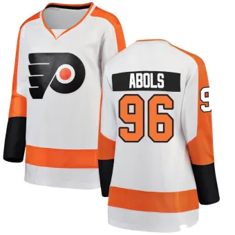 Women's Rodrigo Abols Philadelphia Flyers Away Jersey - White Breakaway