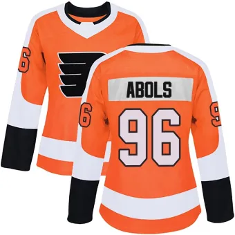 Women's Rodrigo Abols Philadelphia Flyers Home Jersey - Orange Authentic