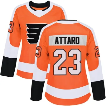 Women's Ronnie Attard Philadelphia Flyers Home Jersey - Orange Authentic