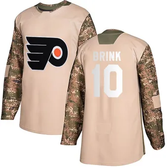 Youth Bobby Brink Philadelphia Flyers Veterans Day Practice Jersey - Camo Authentic