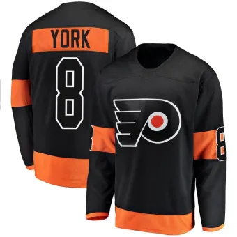 Youth Cam York Philadelphia Flyers Alternate Jersey - Black Breakaway