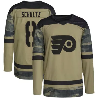 Youth Dave Schultz Philadelphia Flyers Military Appreciation Practice Jersey - Camo Authentic