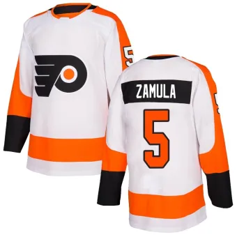 Youth Egor Zamula Philadelphia Flyers Jersey - White Authentic