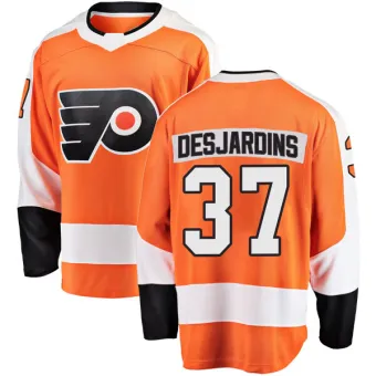 Youth Eric Desjardins Philadelphia Flyers Home Jersey - Orange Breakaway