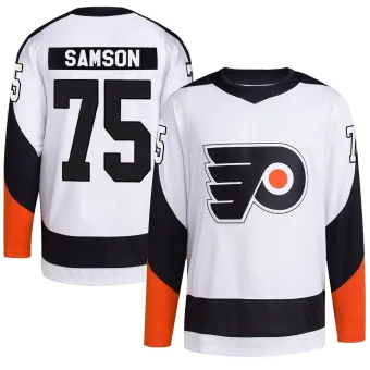 Youth Ethan Samson Philadelphia Flyers Reverse Retro 2.0 Jersey - White Authentic