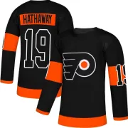 Youth Garnet Hathaway Philadelphia Flyers Alternate Jersey - Black Authentic