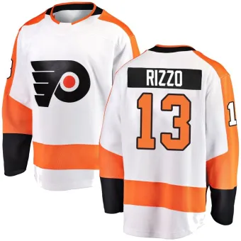 Youth Massimo Rizzo Philadelphia Flyers Away Jersey - White Breakaway