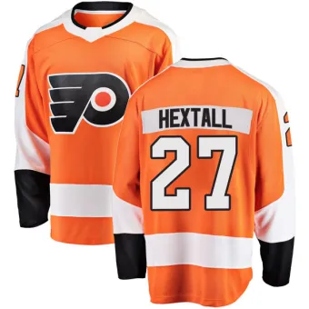 Youth Ron Hextall Philadelphia Flyers Home Jersey - Orange Breakaway